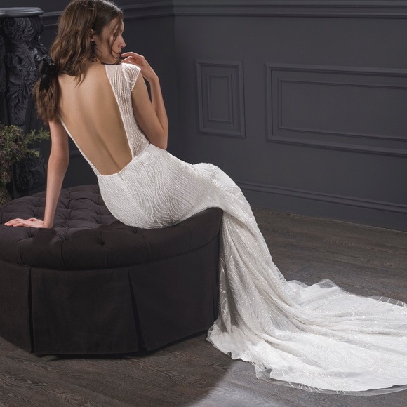 Lihi Hod Dreams - Jade Gown - Picture 3 of 4